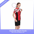 2017 neueste modische frauen badminton uniformen